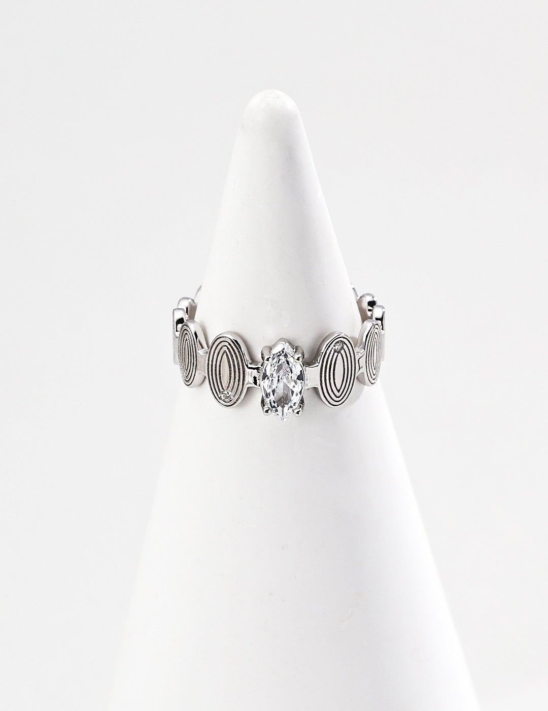 Concentric Glow Open Ring