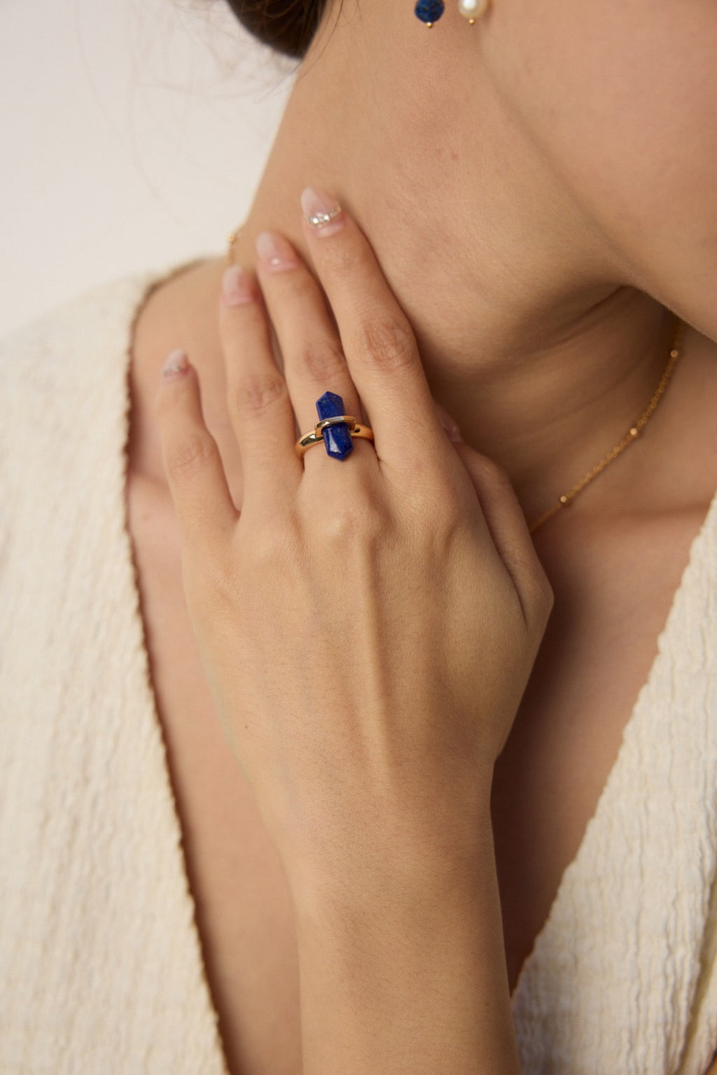 Obelisk Lapis Ring