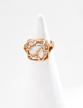 Coral Baroque Ring