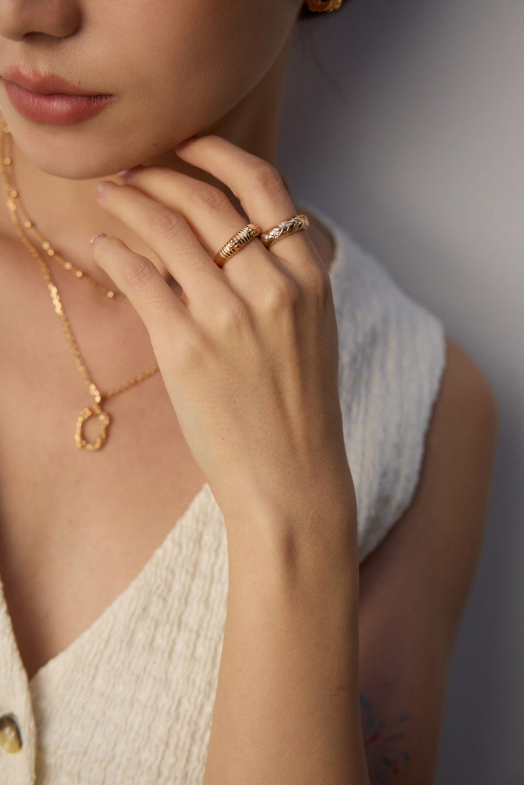 Lattice Crystal Open Ring