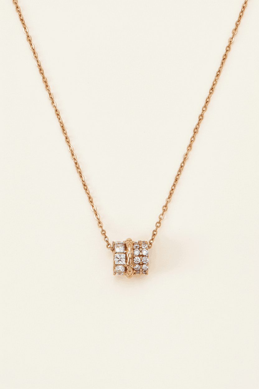 Barrel Pendant Necklace