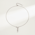 Cascading Teardrop Pendant Necklace