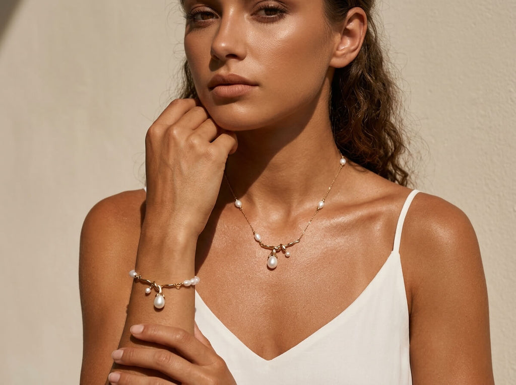 Nœud Pearl Knot Charm Bracelet