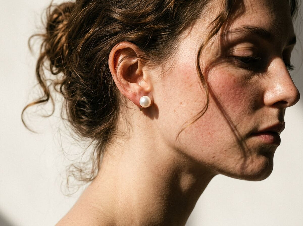 Lumière Freshwater Pearl Stud Earrings