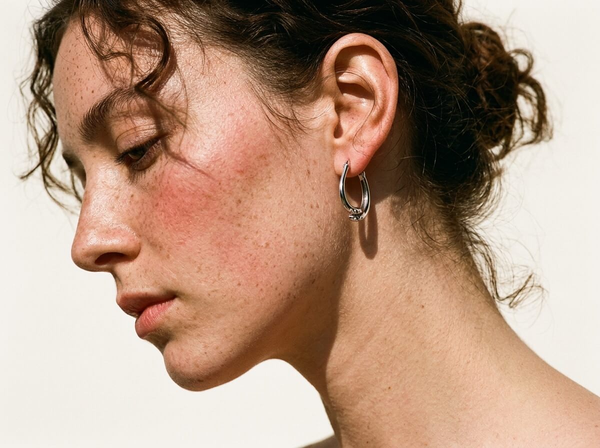 Chunky Square Hoop Earrings