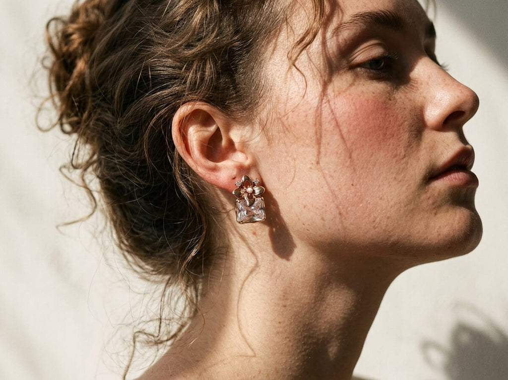Garden Gem Stud Earrings