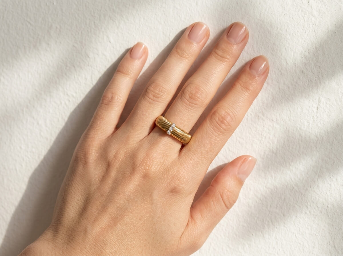 Ripple Cuff Ring