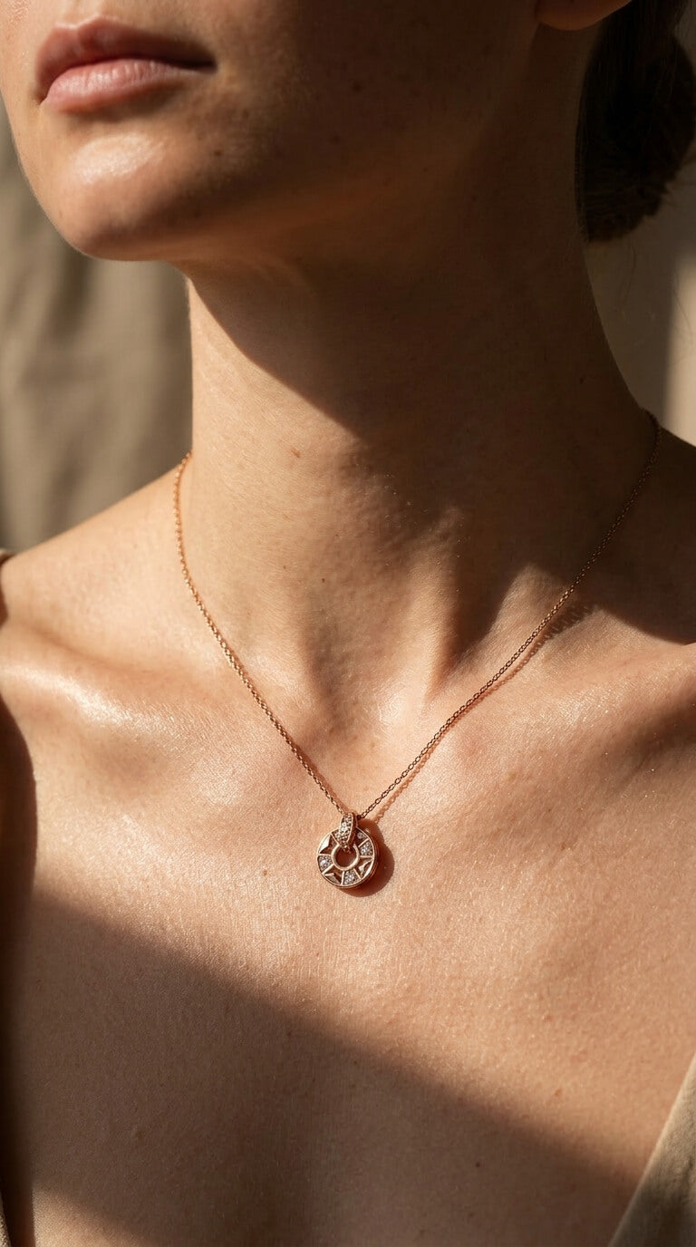 Lucky Star Wheel Coin Necklace